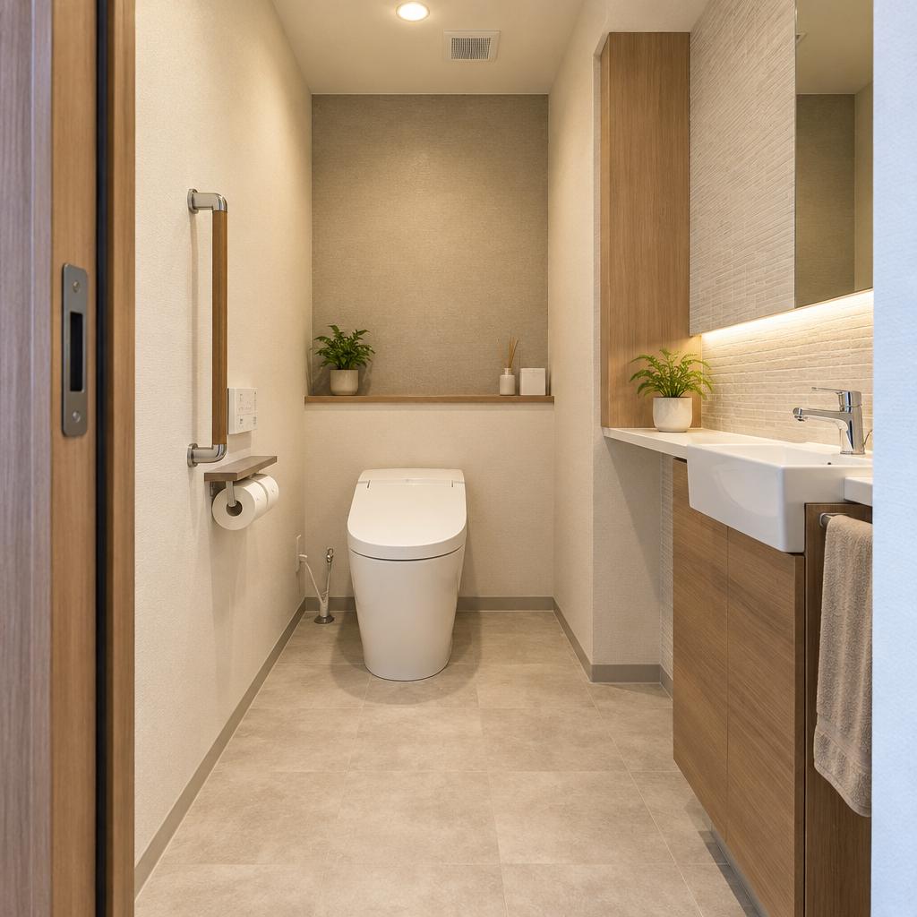 トイレと内装を一新。毎日の使いやすさをデザインする